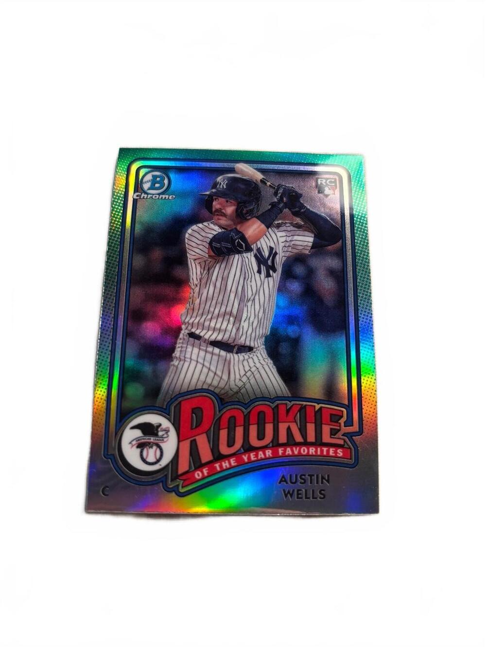 Austin Wells Rookie of the Year Favorites Baseball Card - 1/